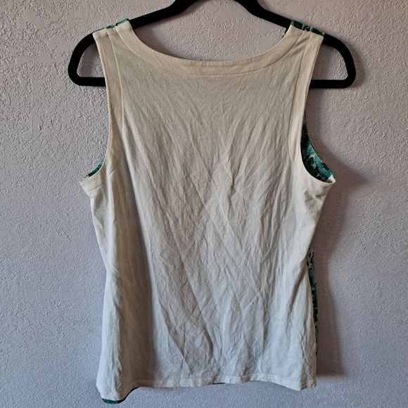 Green Floral Ann Taylor Blouse - Picture 6 of 6